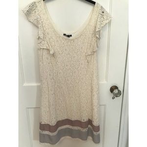 American Eagle Beautiful White Lace Dress